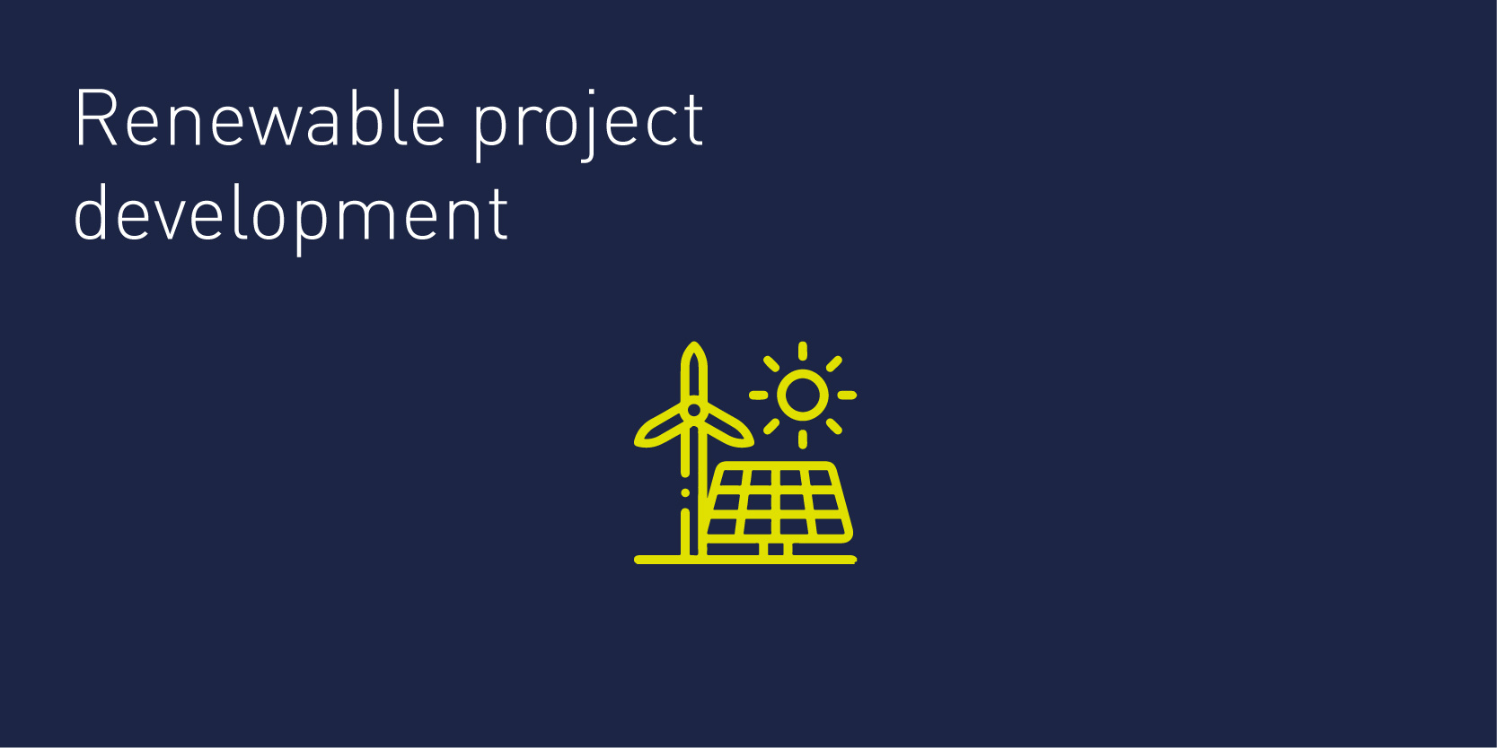 renewable project development